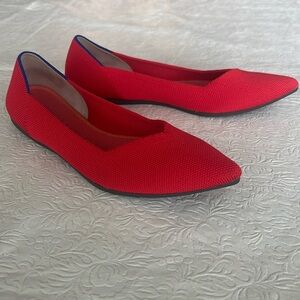 Rothy's Women's Orange/Red Flats, Size 7